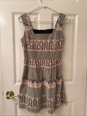 Fishbowl, Women's Lace Overlay Dress, small, like new